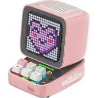 Divoom DitooPro Retro Pixel Art Bluetooth Speaker - Pink