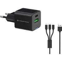 Conceptronic Althea16b Gan 33w Usb-c Vægoplader