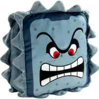 Tomy Thwomp-plys af Club Mocchi-Mocchi - 15-tommer Nintendo Super Mario samler-squishy plysfigurer