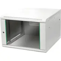 Digitus Professional Dynamic Basic Series DN-19 07U-6/6-EC - Kabinet - vægmonterbar - grå, RAL 7035 - 7U - 19