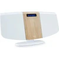 BigBen Interactive Mini-tårn højttaler MIC401BT HVID CD MP3 USB BLUETOOTH