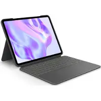 Logitech Combo Touch - Tastatur og folio-kasse - med trackpad - bagbelyst - Apple Smart connector - QWERTY - US International - grafit - for Apple 13-inch iPad Pro (M4)