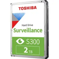 Toshiba S300 Surveillance - Harddisk - 2 TB - intern - 3.5 - SATA 6Gb/s - 5400 rpm - buffer: 128 MB