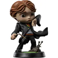 Iron Studios Ron Weasley Med Brækket Tryllestav Minico-figur