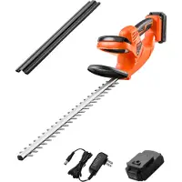 Vevor Elektrisk Hækkeklipper, 1200 RPM, Akku Hækkeklipper til Lave Grene, 20V 2A Batteri, Busktrimmer med 20" Dual Action-klinge og sikkert design, Havetrimmer til Havepleje