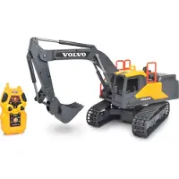 Volvo Dickie Fjernstyret Rc Gravemaskine Volvo Med Lys Og Lyd 60 Cm
