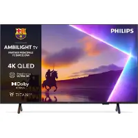 Philips 65PUS8510 - 65 Diagonal klasse LED-bagbelyst LCD TV - QLED - Smart TV - TITAN OS - 4K UHD (2160p) 3840 x 2160 - HDR - mat sort