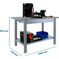 Simonwork (bancos De Trabajo) Bt6 Pro Box Arbejdsbord 830x1200x730 Mm