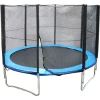 Springos Havehoppebold sæt 366 cm trampolin net og beskyttelsesdække