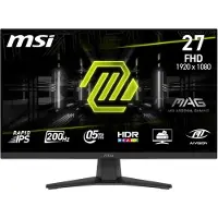 MSI 27" MAG 272F - 1920x1080 (FHD) - 200Hz - IPS