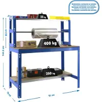Simonwork (bancos De Trabajo) Bt4 Metalhylde 1445x910x760 Mm