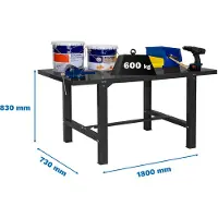 Simonwork (bancos De Trabajo) Bt6 Arbejdsbord 830x1800x730 Mm