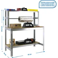 Simon Rack Simonwork (bancos De Trabajo) Bt4 Arbejdsbord 1445x910x760 Mm