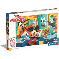 Clementoni Puslespil 60 Maxi Super Farve Mickey