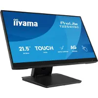 Iiyama ProLite T2254MSC-B2AG - LED-skærm - 21.5 (18.7 til at se) - touchscreen - 1920 x 1080 Full HD (1080p) @ 100 Hz - IPS - 300 cd/m² - 1300:1 - 4 ms - HDMI, DisplayPort - højtalere - sort