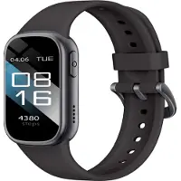 INF Multifunktionelt smartwatch kompatibel med Jieli JL7012F og Da Fit, Bluetooth-opkald, 1.47in firkantet TFT, IP68, 150mAh batteri Black