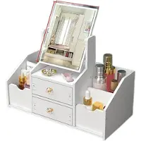 INF Makeup spejl med opbevaring Model 1