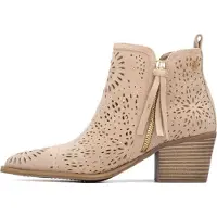 Xti Xtitil kvinder. 14532702-BEIGE Ankelstøvler 145327 beige (36), Brun, 3-5 cm, Lynlås, Casual