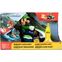 JAKKS Pacific Spin Luigi Kart Mario Kart Figur 6.5 Cm