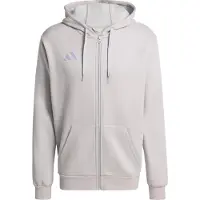 Adidas Ent26 Fz Hood Team Light Grey/white, størrelse Large