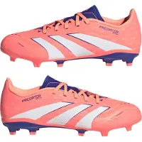 Adidas Predator League FG/AG Coral Blaze - Orange/Hvid/Orange Børn, størrelse 38