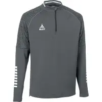 Select Træningstrøje Monaco v24 Half Zip - Grå/Hvid, størrelse XX-Large
