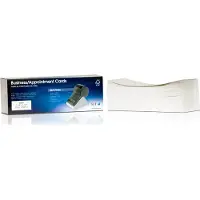 Seiko Instruments SLP-FCS2 - Mat - ikke-klæbende - hvid - 57 x 89 mm 600 kort (300 ark x 2) visitkort - for Smart Label Printer 440, 440 Office Administration Pack, 450, 620, 650, 650SE