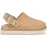 Ugg UGGtil kvinder. 1169590 Træsko i læder Goldenstar Villa lysebrun (39), 1-3 cm, Spænder, Casual