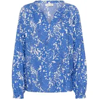 Cream Bluse 'CRTiah' azur