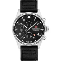 Swiss Military Hanowa Herreur SMWGC0000401 Thunderbolt Sort/Læder