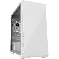 Zalman Z1 Iceberg - Mid tower - micro ATX - sidepanel med vindue (hærdet glas) - ingen strømforsyning - hvid - USB/Lyd