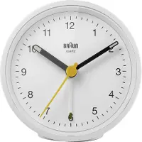 Braun Reflex BC12 - Alarmur - rund - kvarts - desktop - hvid