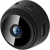 Mtp Products Mini WiFi Kamera til Overvågning med Lyd og Video - Sort