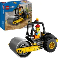 LEGO City Construction Steamroller Toy Playset Fun Gift Construction Toy Set til b?rn i alderen 5 ?r plus modelbil med en arbejdstager minifigure