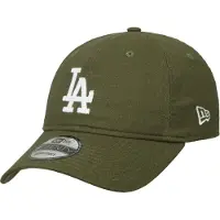 New Era Hat 'LINEN 9TWENTY LOS ANGELES DODGERS Olive' grøn