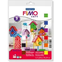 Staedtler FIMO Modellervoks m. Værktøj - Soft - 12 Dele - 9x25 g - - OneSize - Modellervoks