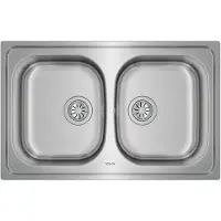 Teka Universe 80 T-xp 2c Dobbelt Håndvask