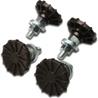 Digitus DN-19 FEET - Niveaureguleringsfødder (pakke med 4) - for P/N: DN-19 07U-6/6, DN-19 09U-6/6, DN-19 12U-6/6, DN-19 16U-6/6, DN-19 20-U, DN-19 2