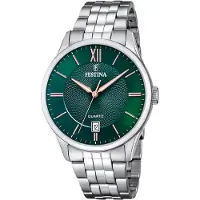 Festina Herreur F20425-7 Classic Grøn/Stål Ø43 mm