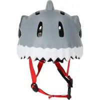 Crazy Safety Shark, cykelhjelm, junior, grå