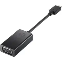 HP - Ekstern videoadapter - USB-C - D-Sub - sort - for 20, 22, 24 Pavilion 24, 27, 510, 560, 590, 595, TP01