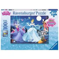 Ravensburger Disney Princess Adorable Askepotta 100 Piece Glitter Jigsaw Puzzle For Kids - Hvert stykke er unikke stykker passer sammen perfekt b