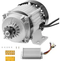 Vevor 500W elektrisk børsteløs DC-motorsæt - 48V 2700 o/min motor med opgraderet hastighedsregulator til gokarts, elcykel, motorcykel, scooter