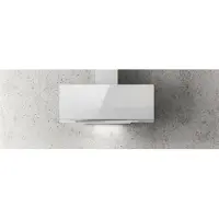 Elica Aplomb WH/A/60 - Hætte - skorsten - bredde: 59.8 cm - dybde: 25 cm - udsugning & recirculation - glas hvid
