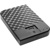 Verbatim Fingerprint Secure - 2TB - Ekstern Harddisk - Sort