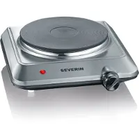 Severin KP 1092 - El-varmeplade - 1.5 kW - børstet rustfrit stål