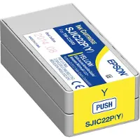 Epson SJIC22P(Y) - Yellow ink - Blækpatron Gul