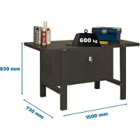 Simonwork (bancos De Trabajo) Bt6 Arbejdsbord 830x1500x730 Mm