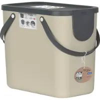 Rotho Albula Cappuccino - waste sorting container - 25l