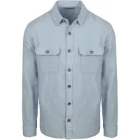 Suitable Overshirt Structure Blå Lyseblå åle